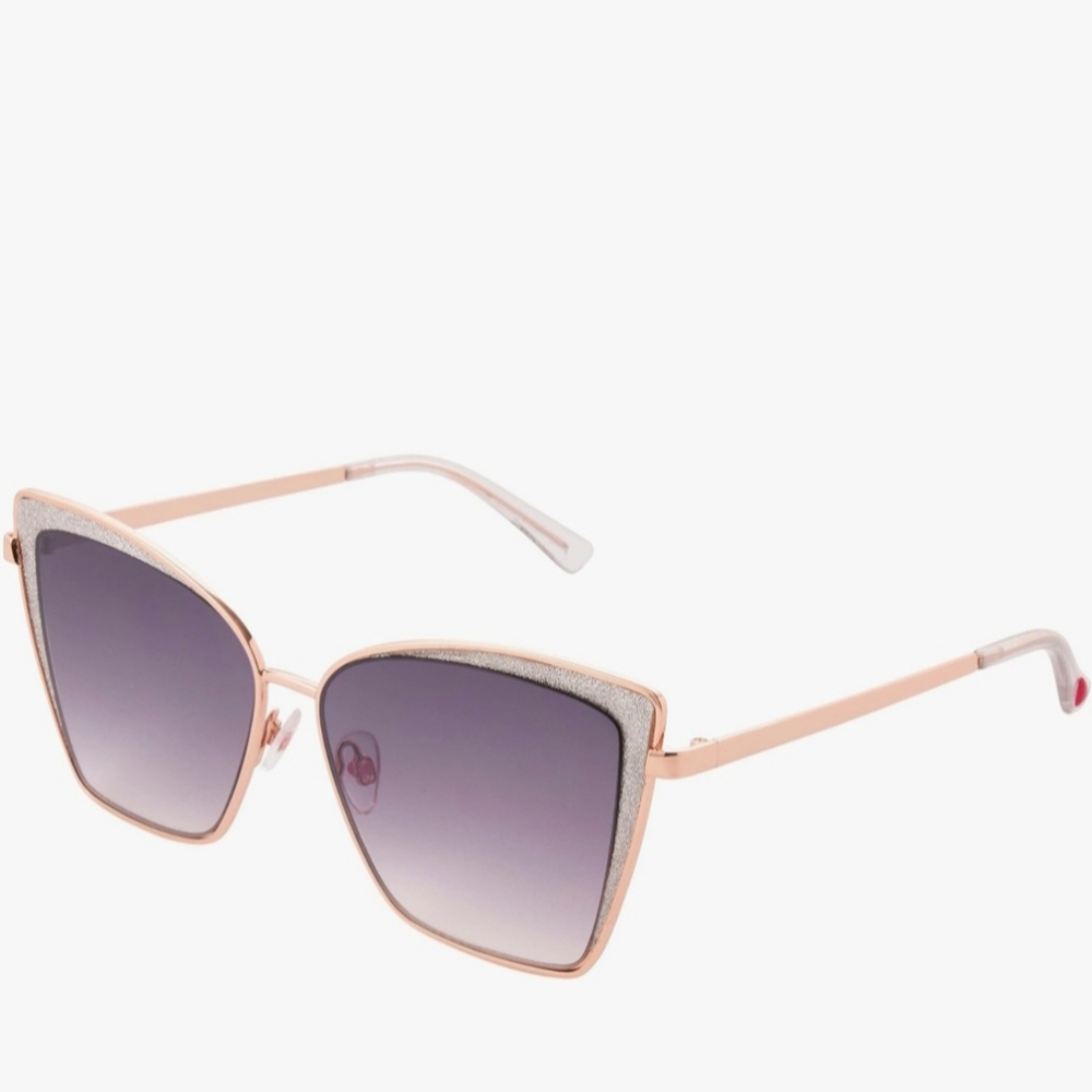 NWT Betsey Johnson Shine Time Cateye Sunglasses - Picture 11 of 15